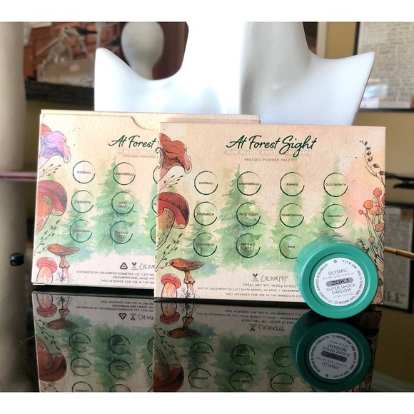 Colourpop x Raw Beauty Kristi At Forest Sight Eyeshadow Palette & Super Shock - Picture 10 of 11